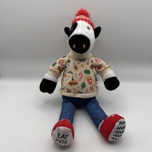 Chick-fil-A Christmas 2024 Plush Cow Doll Toy Chikin 7" LIMITED EDITION Holiday